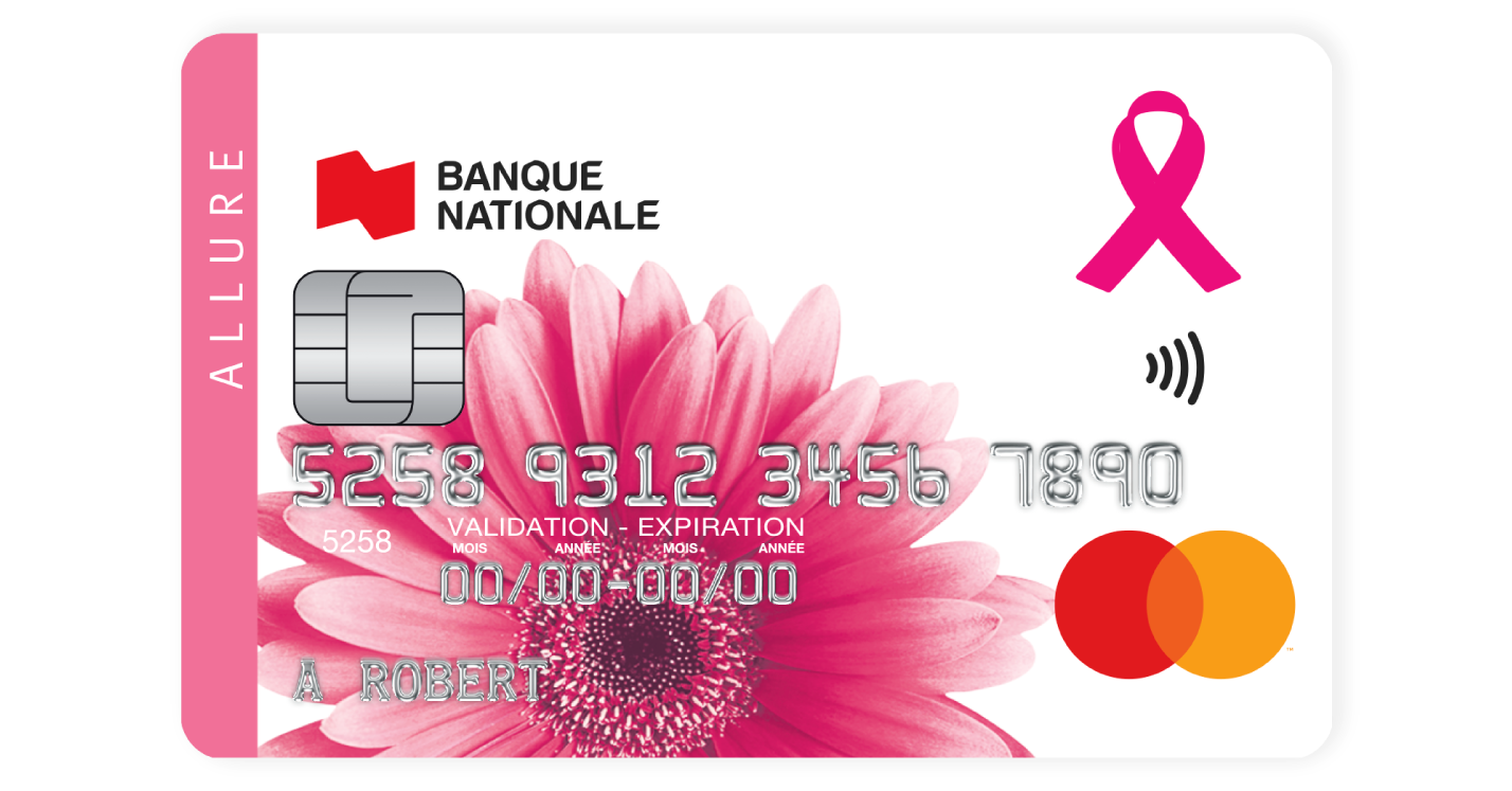 Photo de la carte de crédit Mastercard Allure de la Banque Nationale 