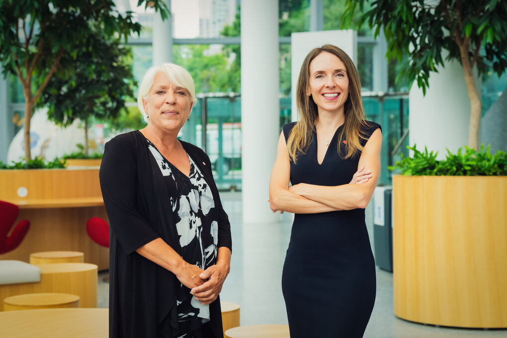 Marie-Soleil Lemieux et Geneviève Coupal, leaders Banque Nationale