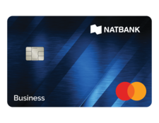 Photo d’une carte de crédit Mastercard Platinum Payback de Natbank